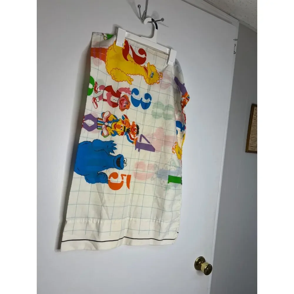 Sesame Street 123 Numbers Vintage Standard Pillowcase Multicolor By Stevens